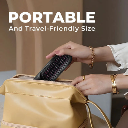 Portable Hair Straightener Brush